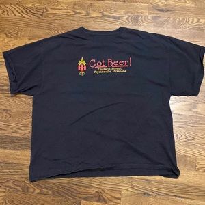 Hog Haus Brewing Curly Tail Ale Fayetteville, AR T-Shirt Got Beer?